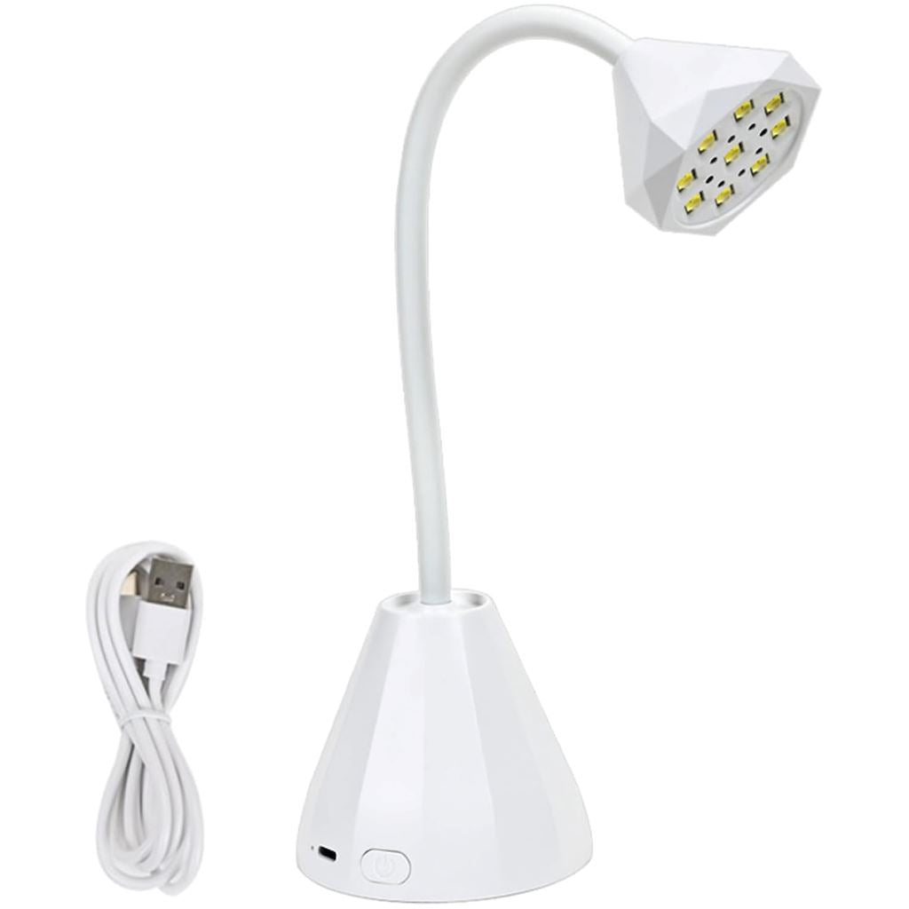 Professional LED Nail Lamp with Floral Design - Fast Curing for Gel Polish - Perfect for Home Manicures & Nail Salons