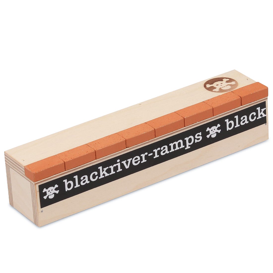 Blackriver Fingerboard Ramps Brick Box - Professional Finger Skateboard Obstacle for Tricks & Stunts - Perfect for Home, Office & Skate Park Practice