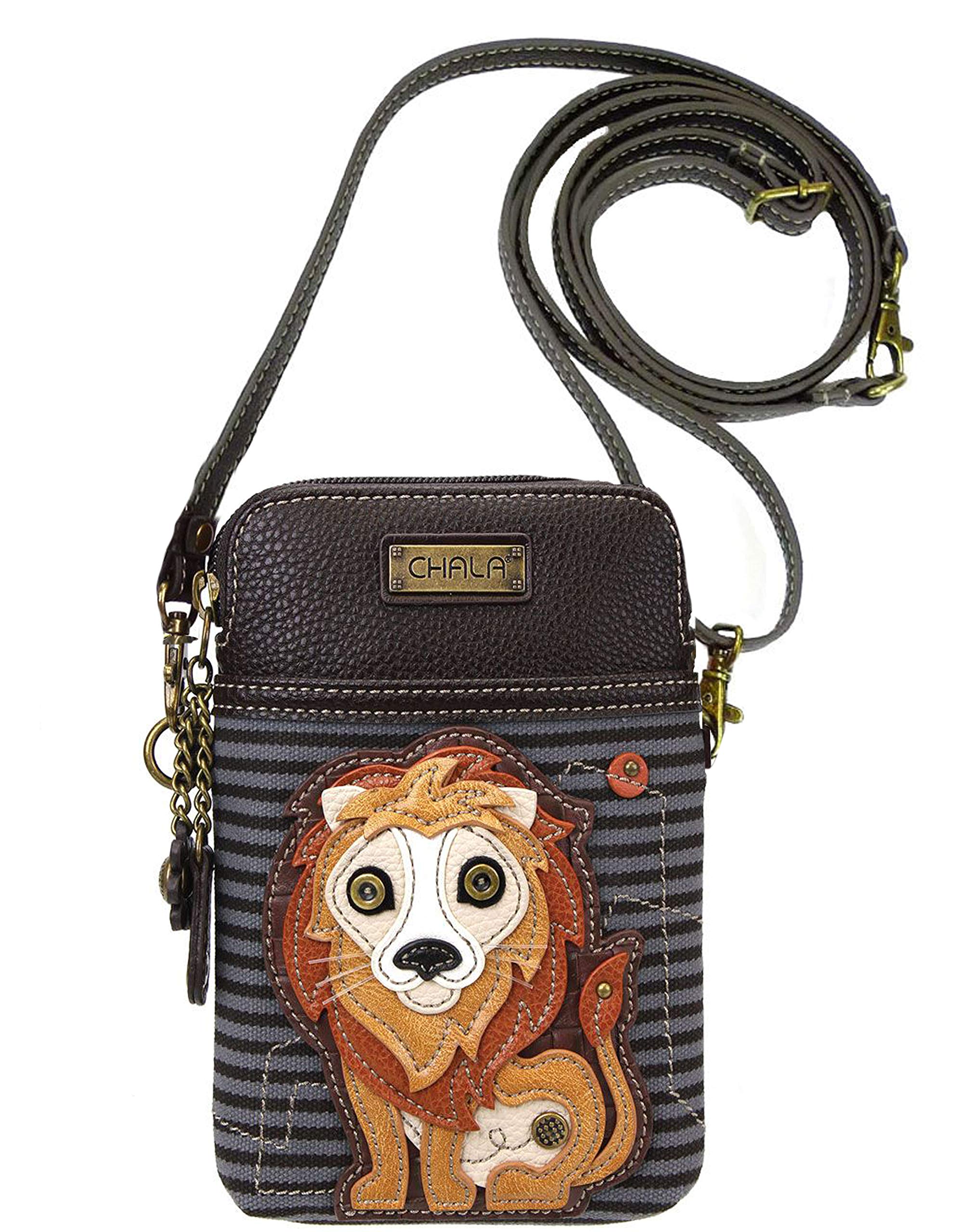 Chala Lion Print Crossbody Phone Bag for Women - Stylish & Functional Purse for Everyday Use, Travel, and Lion Lovers