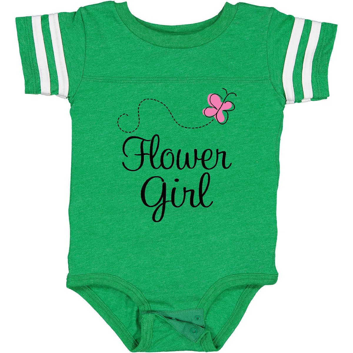 Inktastic Flower Girl Wedding Butterfly Baby Bodysuit - Cute Infant Onesie for Special Occasions, Perfect for Weddings, Baby Showers & Photo Shoots