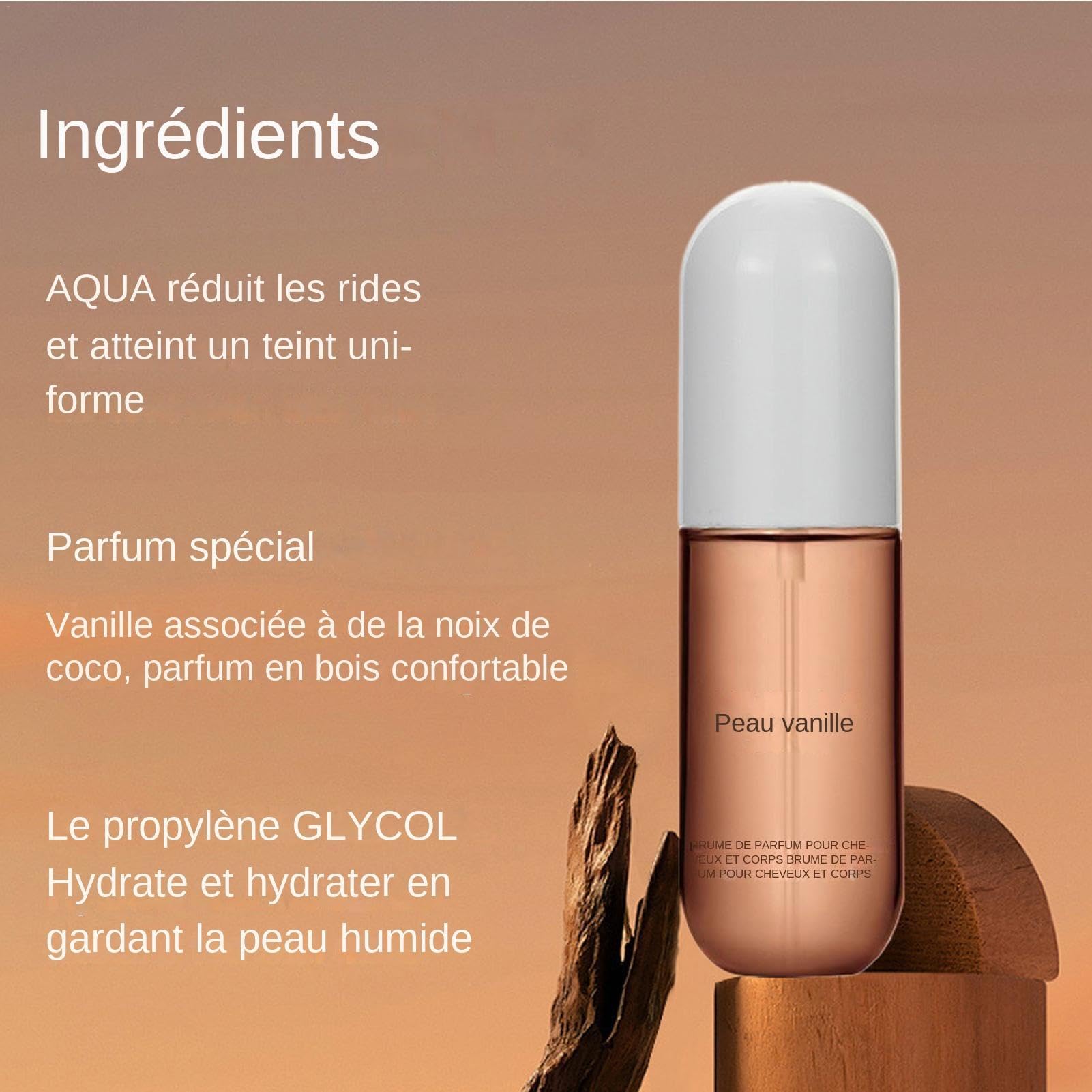 Vanilla Skin Perfume & Body Mist for Women - Long-Lasting Vanilla Fragrance Spray (50ml) for Hair & Skin - Perfect for Daily Wear, Date Nights & Special Occasions