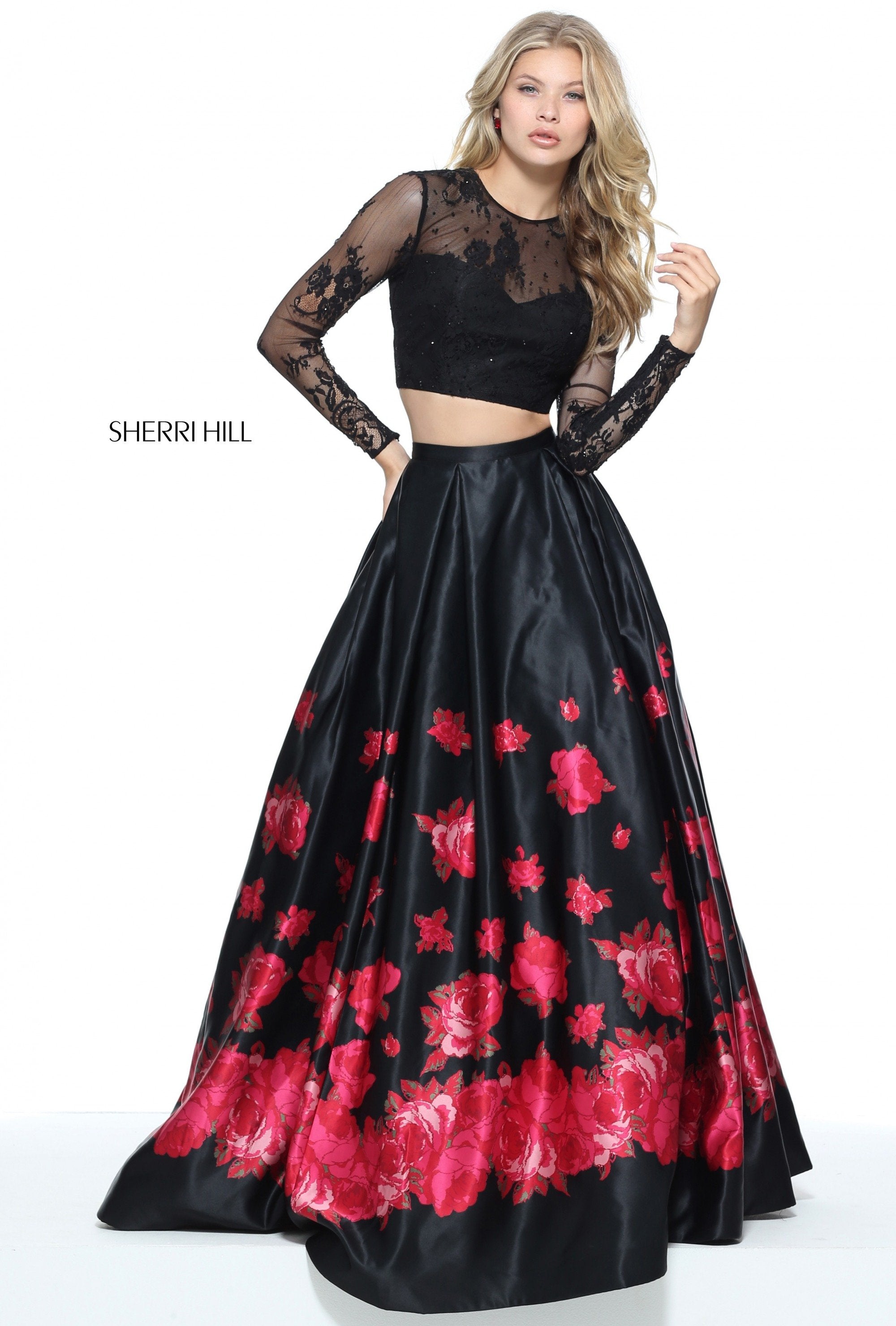 black/red print