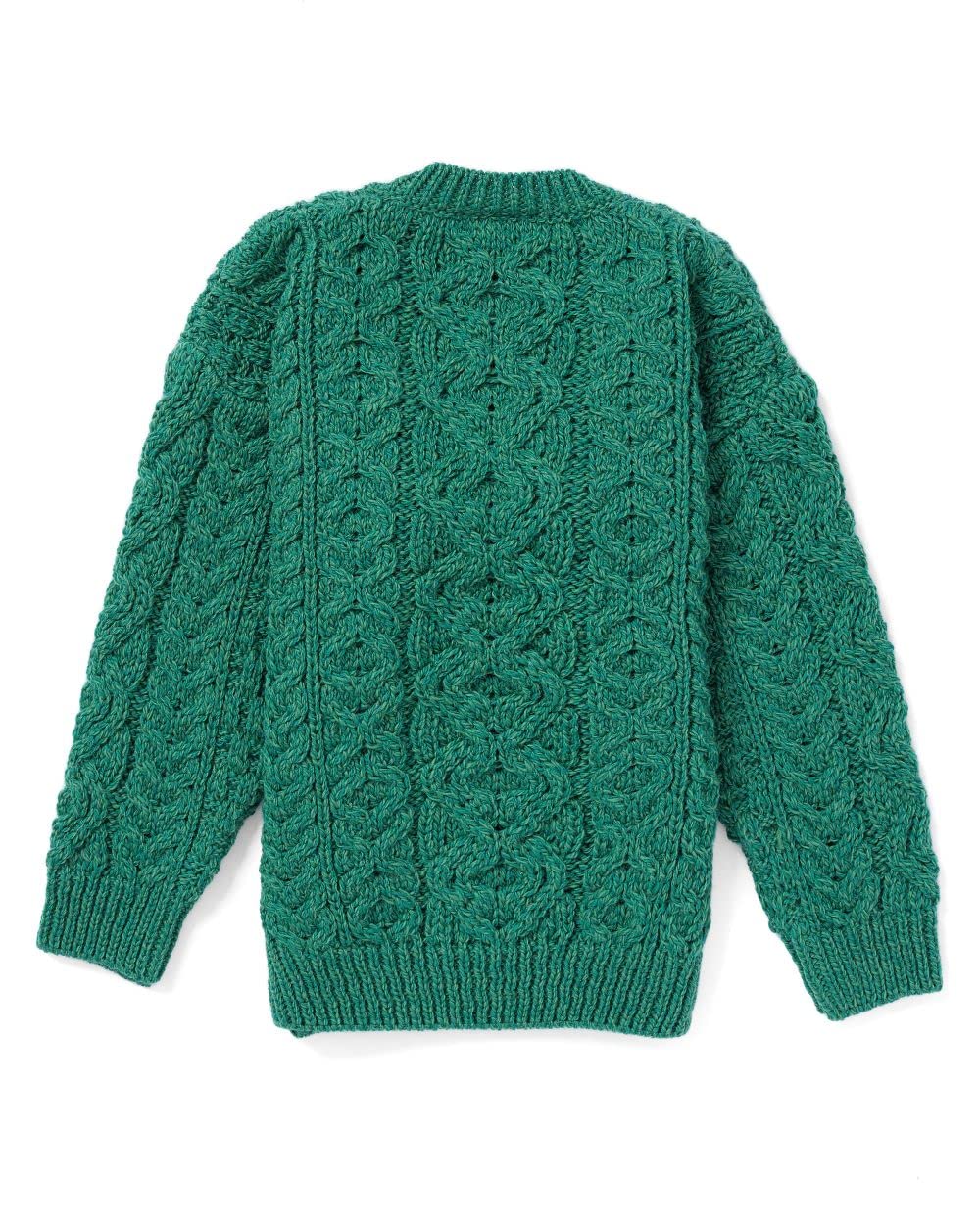 Ireland Kids' Merino Wool Crewneck Sweater - 100% Soft Warm Winter Pullover for Boys & Girls - Perfect for School, Outdoor Play & Family Photos