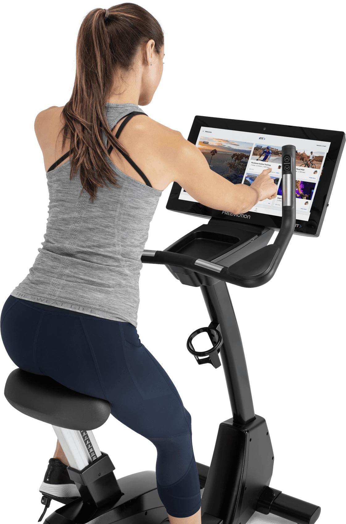 Freemotion U22.9 Upright Exercise Bike - Commercial Grade Home Gym Equipment for Cardio Workouts | Perfect for Home Fitness & Small Studio Training