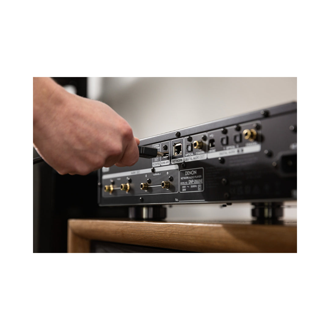 Denon DNP-2000NE Hi-Res Audio Network Streamer - Wireless Music Streaming for Home Theater & Audiophile Systems