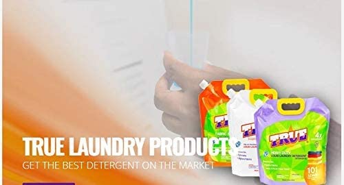 True Detergent - Free & Clear Liquid Laundry Detergent | Fragrance-Free & Dye-Free | 4X Concentrated (101 Fl Oz, 101 Loads) | Gentle for Sensitive Skin | Perfect for Babies, Allergies & Eco-Friendly Homes
