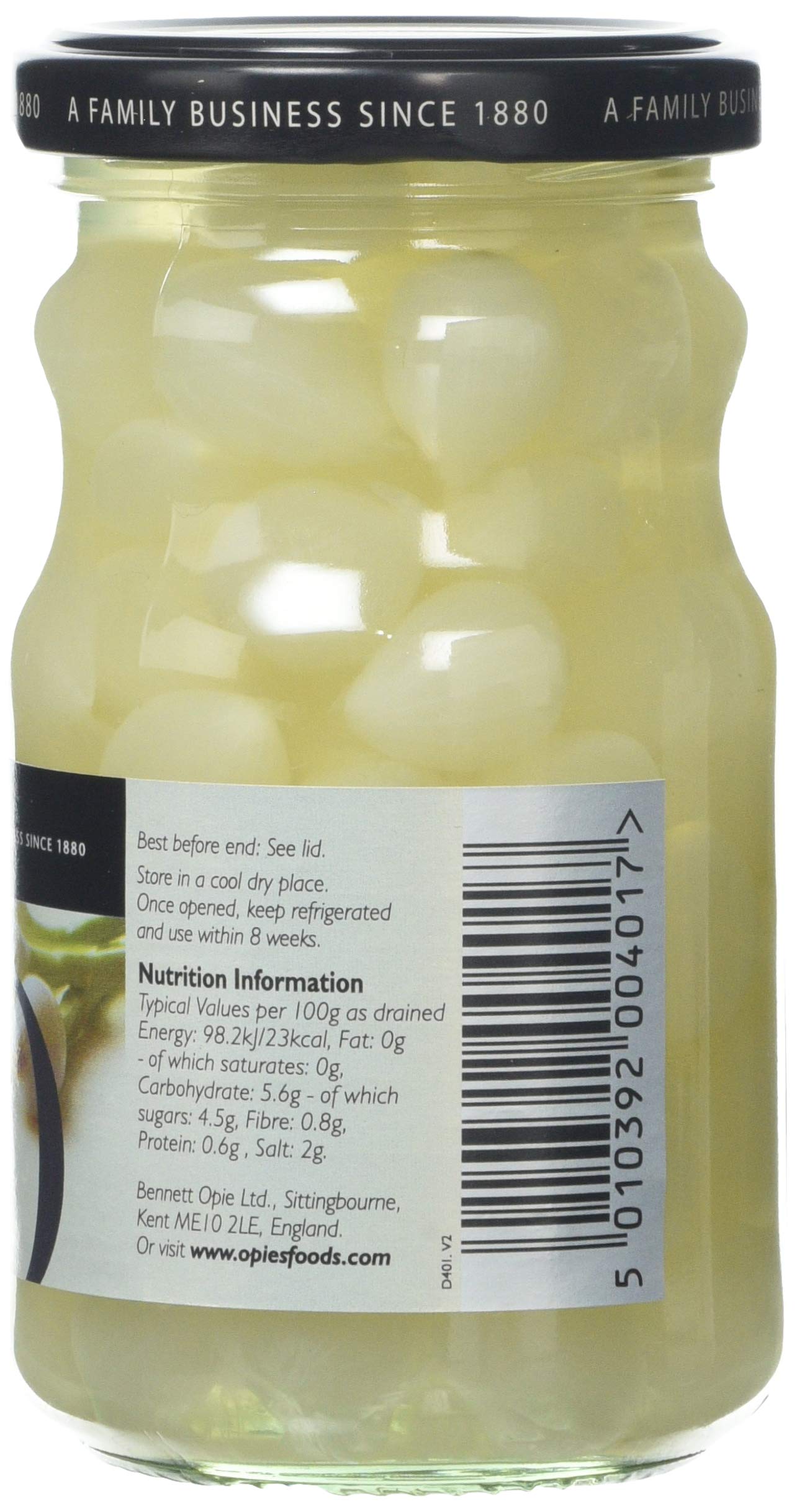 Opies Cocktail Pickled Onions 227g - Premium Pickled Silverskin Onions for Martinis, Bloody Mary & Charcuterie Boards - Perfect for Cocktail Garnish, Salads & Gourmet Snacking