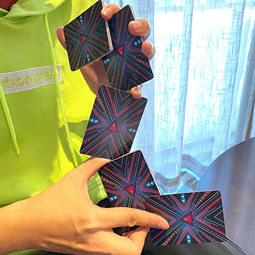 Black Knight Cardistry Playing Cards - Premium Poker Deck for Magic Tricks, Card Games & Parties | Durable Design for Kids & Adults | Perfect for Poker Nights, Magic Shows & Family Gatherings