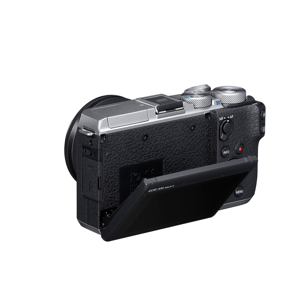 Canon EOS M6 Mark II Mirrorless Digital Camera Body (Silver) - 32.5MP APS-C Sensor, 4K Video, Compact & Lightweight for Travel, Vlogging & Street Photography