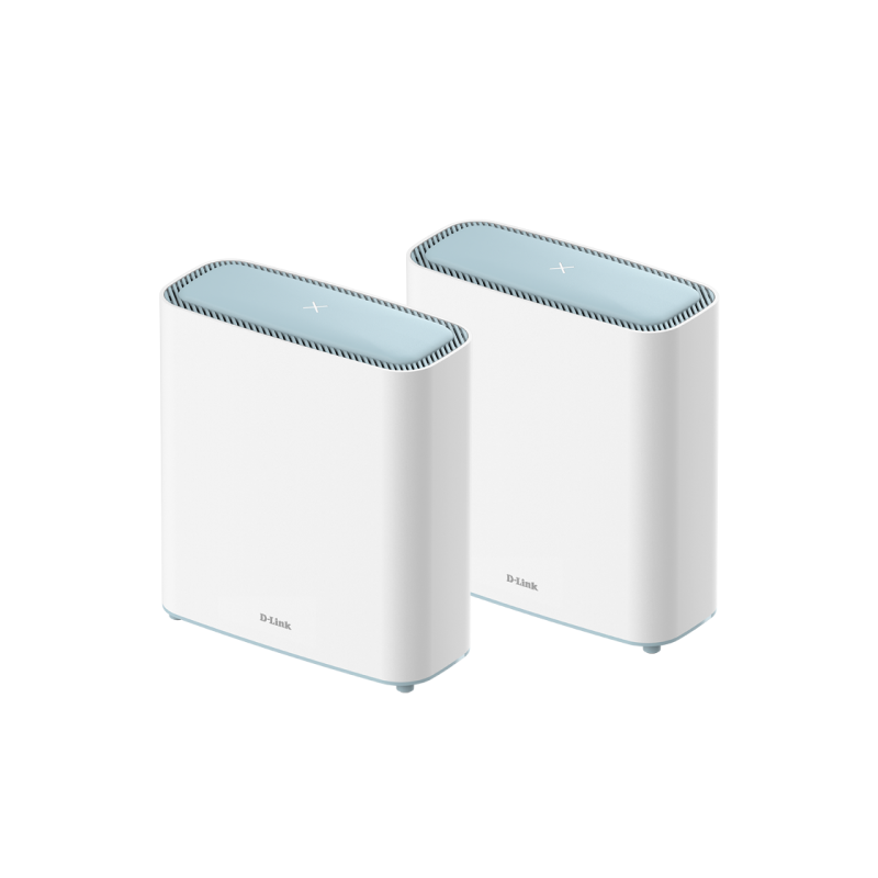 D-Link M32 (2-Pack) AX3200 Eagle Pro AI Mesh WiFi 6 Router - Dual-Band, Whole Home Coverage, Smart Connect - Perfect for Gaming, Streaming & Large Homes
