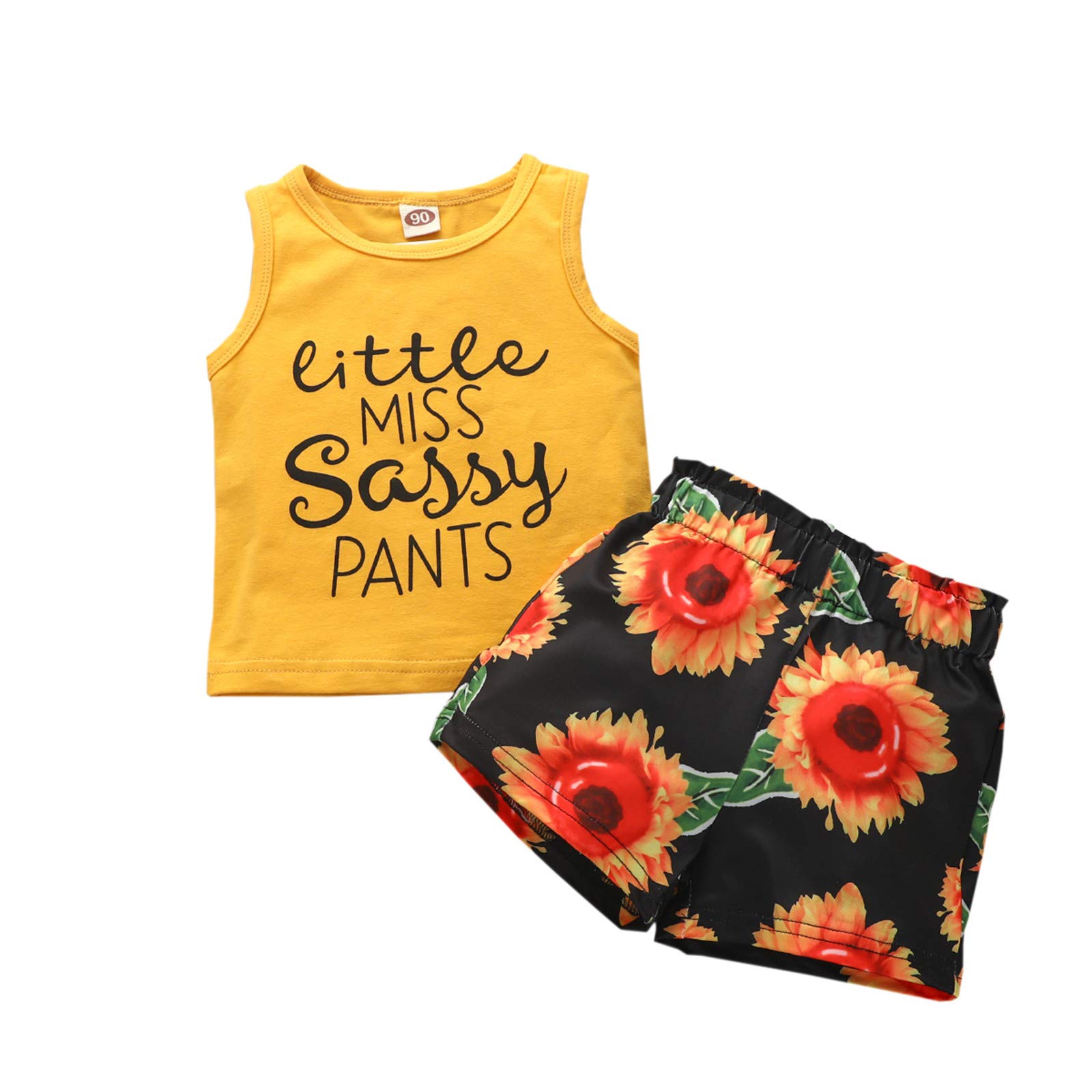 **Adorable 2-Piece Baby Girl Outfit Set - Soft Cotton Letter Print Top & Casual Pants - Cute Toddler Clothes for Playdates, Photos & Daily Wear - Perfect Gift for Newborns & 1-3 Year Olds - Ideal for Birthday Parties, Family Photos, Daycare, Playtime, Nursery & Special Occasions**