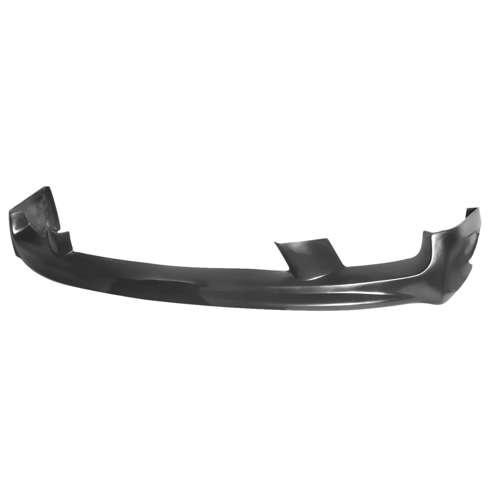 IKON MOTORSPORTS JDM Style Black PU Front Bumper Lip Spoiler Body Kit - Compatible with 2009-2011 Honda Civic 4Dr Sedan | Enhances Aerodynamics & Sporty Look | Perfect for Car Enthusiasts & Street Racing Style Upgrades