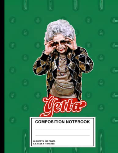 The Nanny Inspired Fran Fine Drescher Notebook: 8.5x11 College Ruled Composition Book - 120 Pages for School, Office & Journaling - Perfect Gift for TV Show Fans