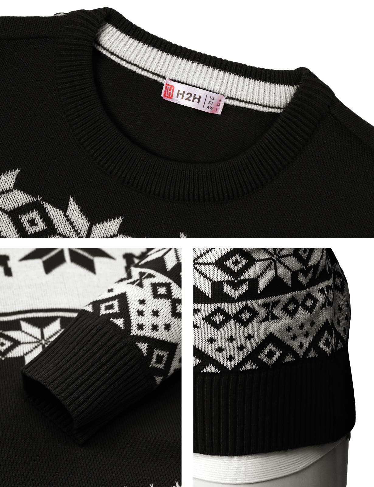 Men's Slim Fit Knitted Christmas Sweater - Casual Holiday Party Pullover for Xmas, Winter & Family Gatherings - Cozy Gift for Him