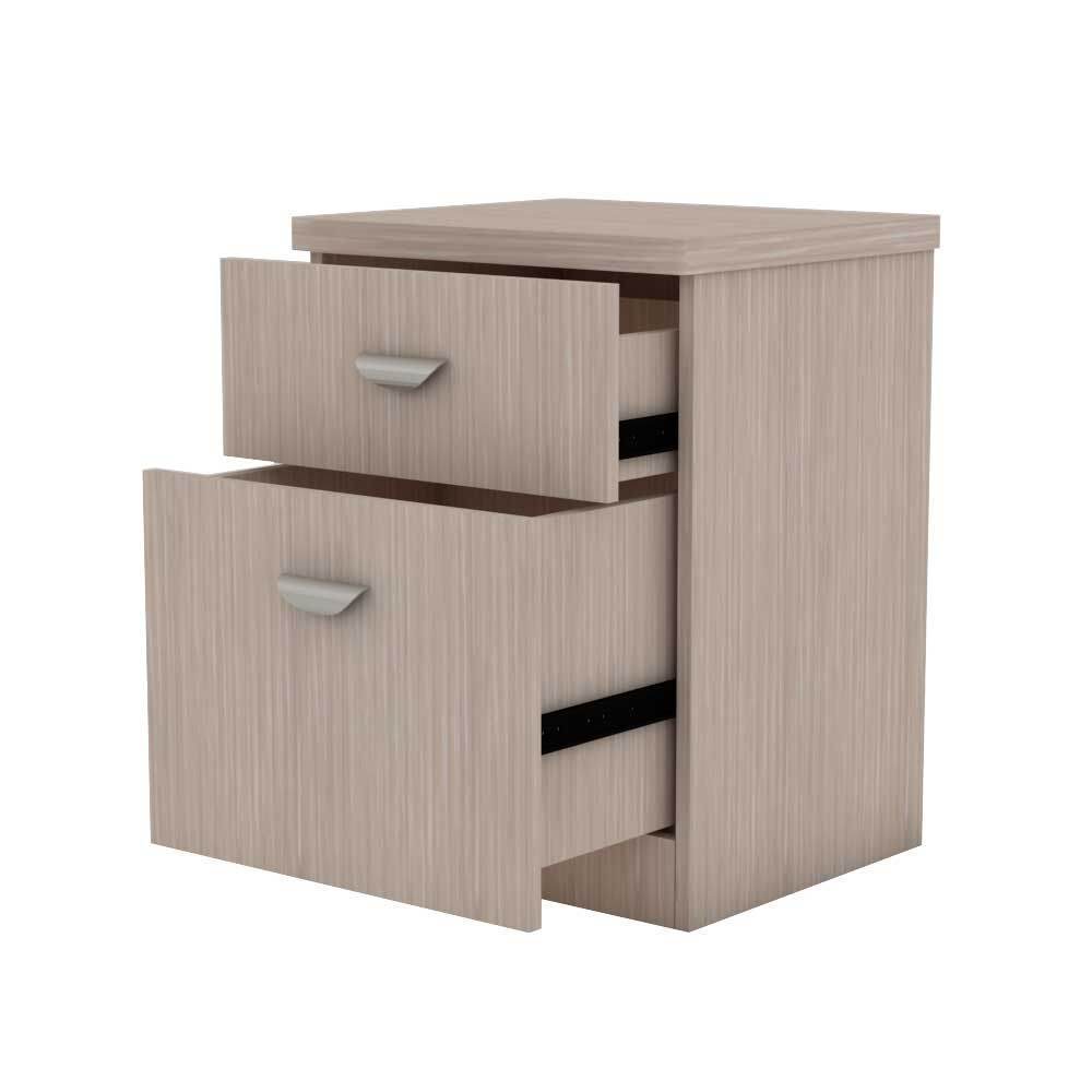 Logan Bedside Table - Modern Nightstand with Storage Shelf for Bedroom, Living Room, or Office - Perfect for Holding Lamps, Books, and Essentials