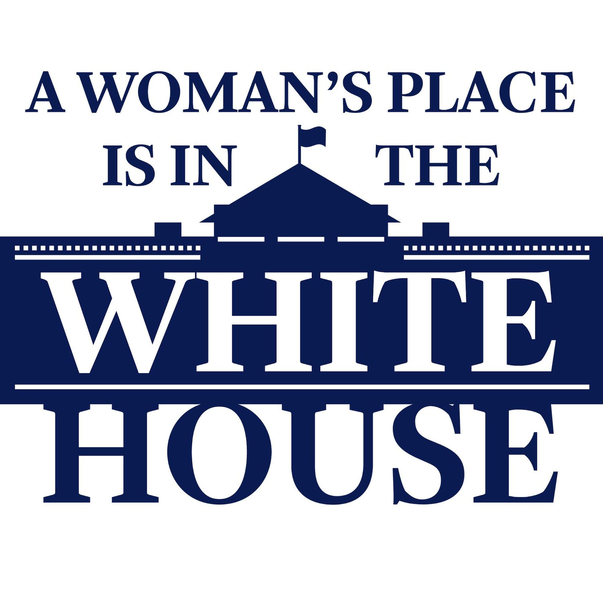 Empowering Women's Rights Oval Car Bumper Sticker - CafePress 'A Woman's Place Is in The White House' Decal for Cars, Laptops & Water Bottles | Political Statement, Feminist Gift Idea