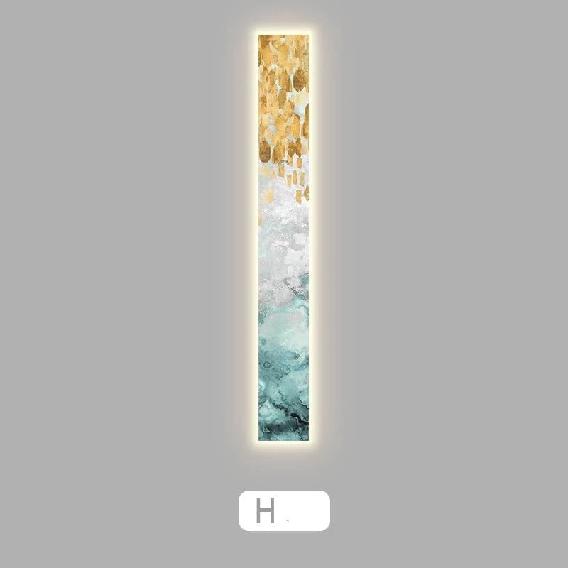 Abstract LED Panel Wall Lamp - Modern Indoor Lighting Fixture for Living Room, Bedroom & Office Decor