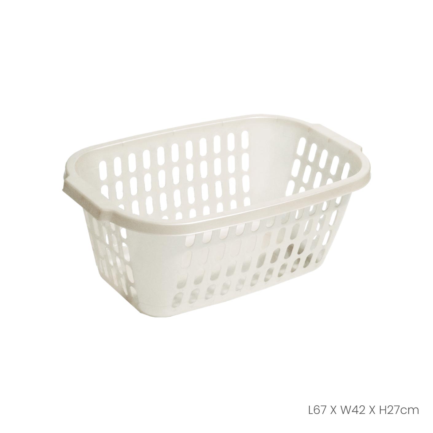 Large Oval Laundry Basket with Handles - Foldable & Durable for Clothes, Toys & Storage - Perfect for Bedroom, Bathroom & Laundry Room Organization (4926)