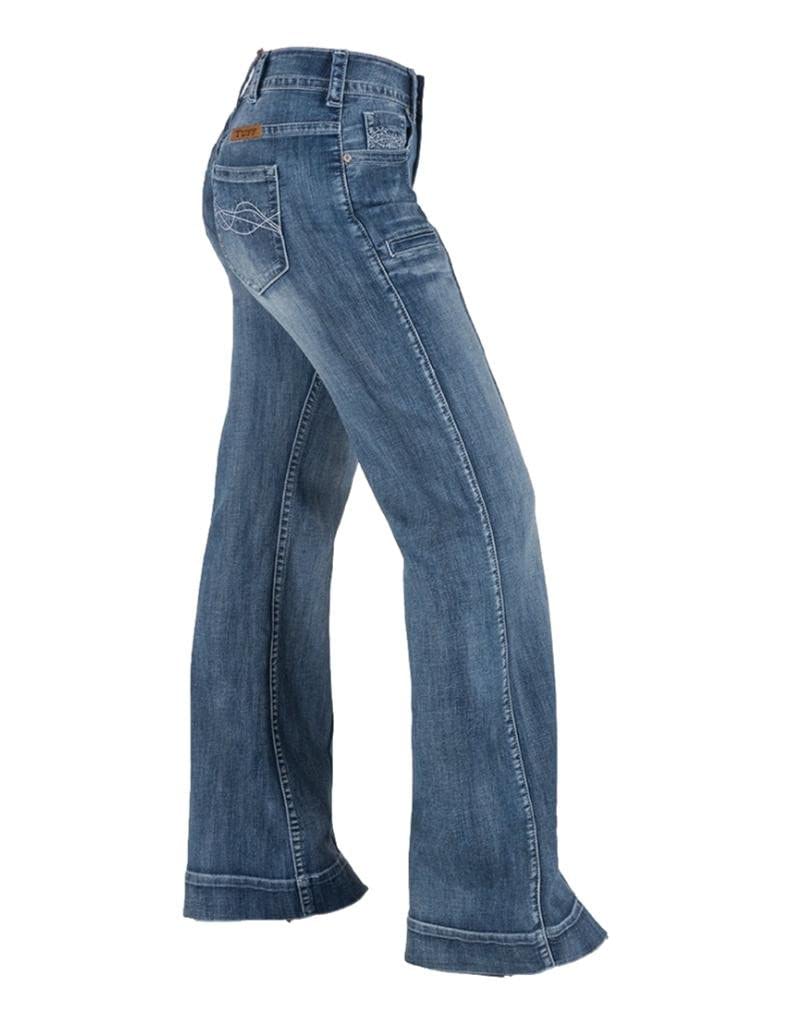 Cowgirl Tuff Western Jeans for Women - Comfortable Breathe Stretch Denim Pants - 25