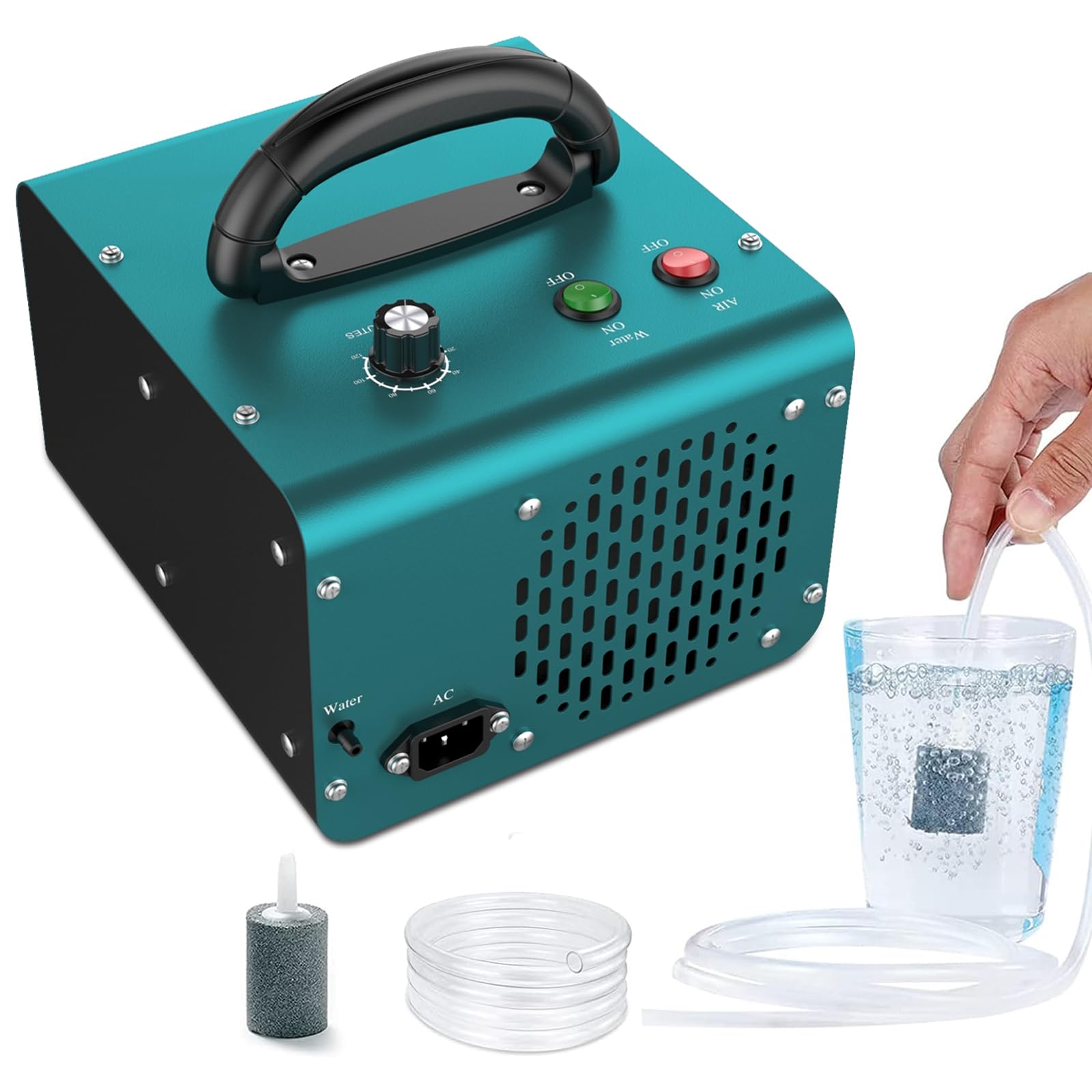 AOBOCO High Capacity Ozone Generator 28,000mg/h - Air & Water Purifier for Home, Industrial & Commercial Use | Eliminate Odors in Cars, Rooms, Houses & Pet Areas | Improve Indoor Air Quality & Water Sanitation