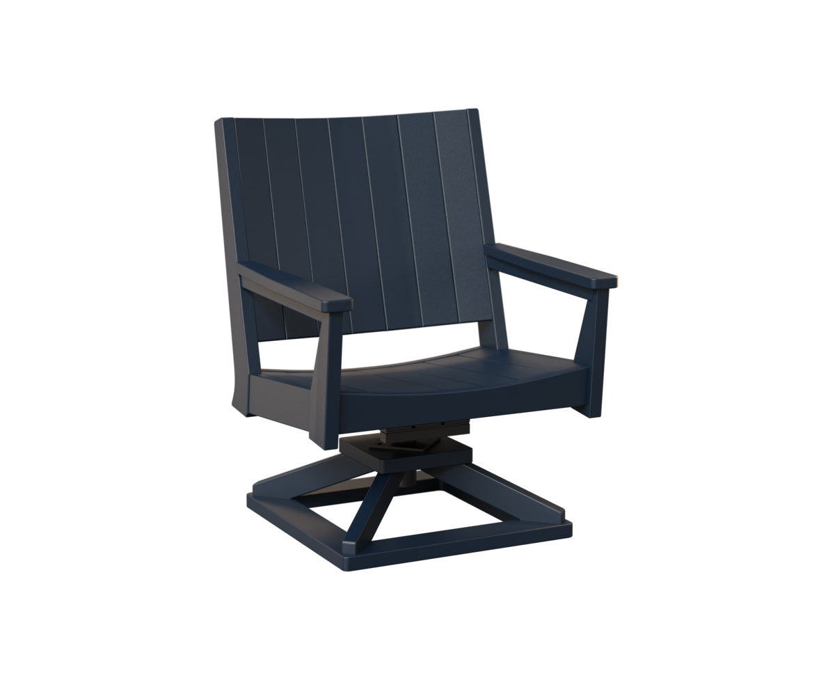 Berlin Gardens Mayhew Chat Swivel Rocker - Outdoor Patio Conversation Chair with Comfortable Cushions for Porch, Deck, or Garden Relaxation