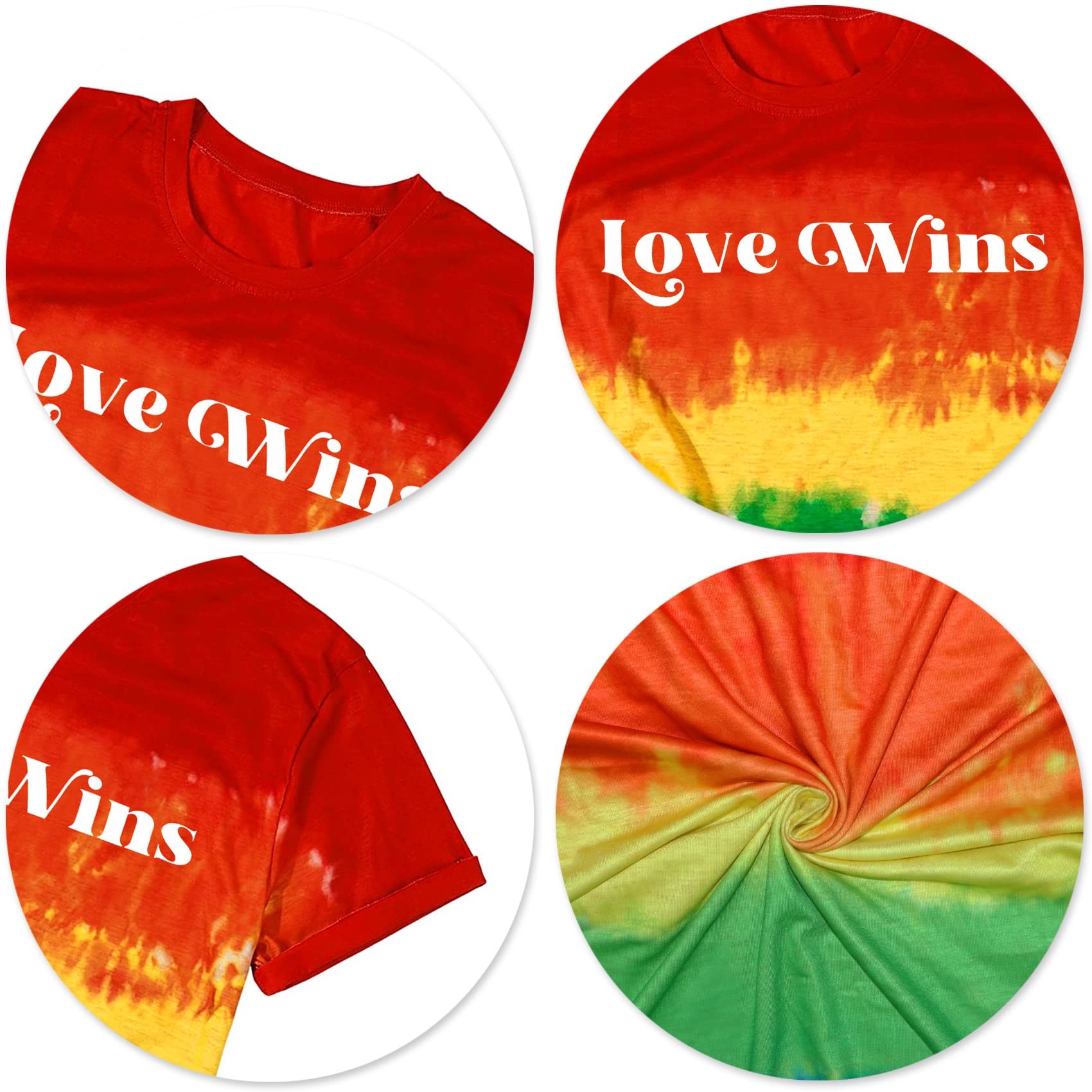 **Women's Pride Rainbow Heart Graphic T-Shirt - LGBT Casual Short Sleeve Top for LGBTQ+ Events, Parades & Everyday Wear**