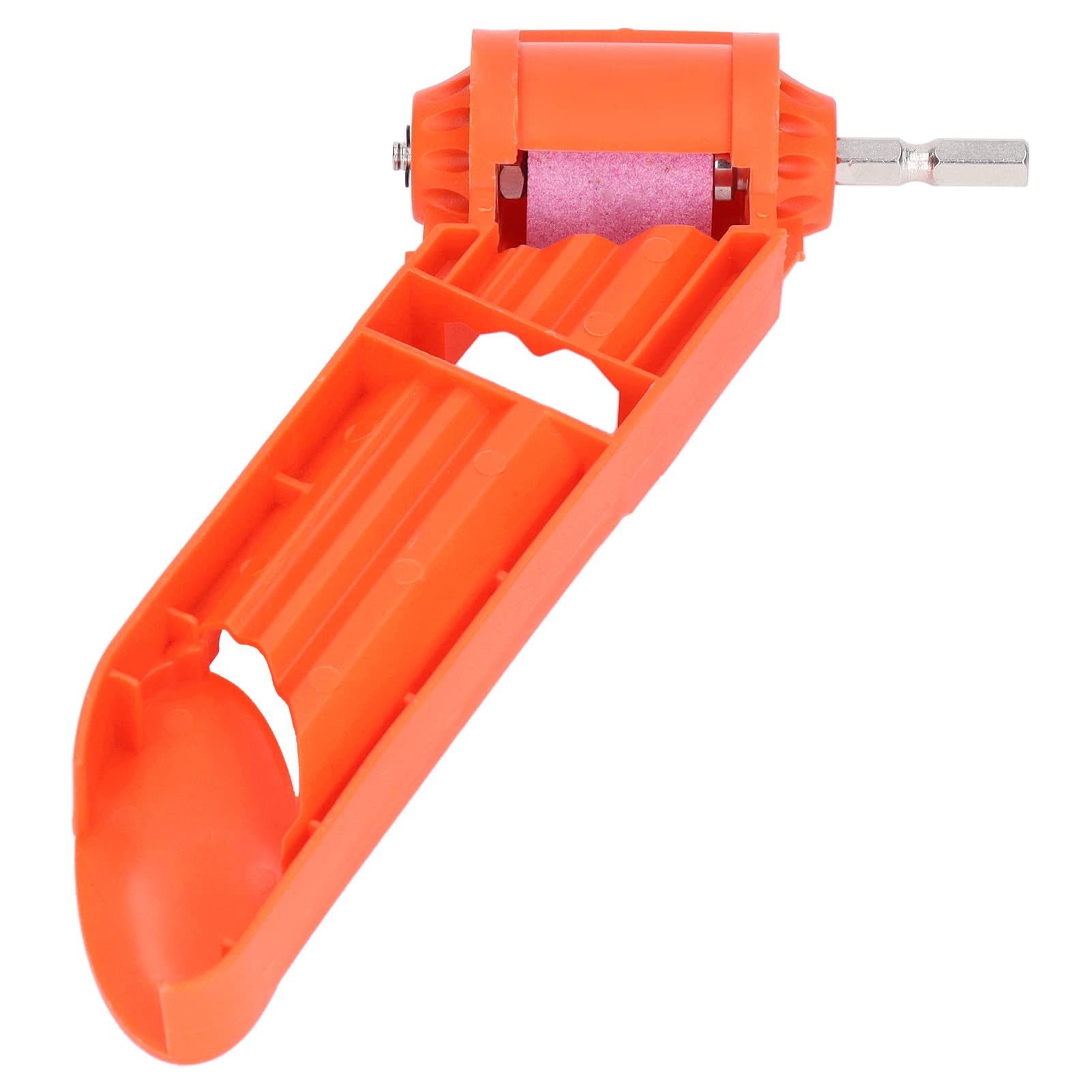 Electric Drill Bit Sharpener - Rust Proof ABS Sharpening Tool for Grinder Power Tools | Portable & Durable (Orange) | Perfect for DIY Projects, Woodworking & Metalworking