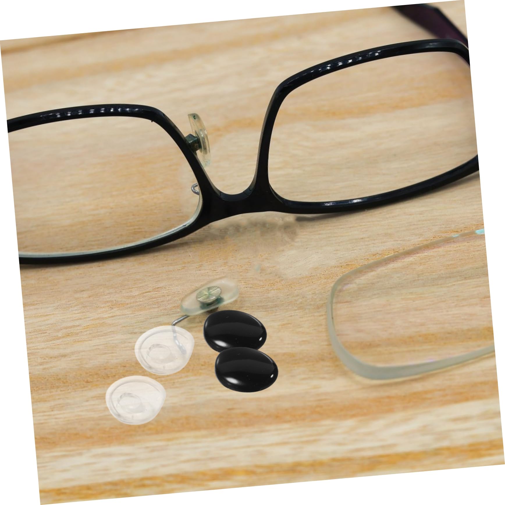 Anneome 4 Pairs Silicone Nose Pads for Kids Glasses - Soft Comfortable Nose Cushions, Children's Eyewear Accessories & Repair Parts - Perfect for School, Reading, and Daily Wear