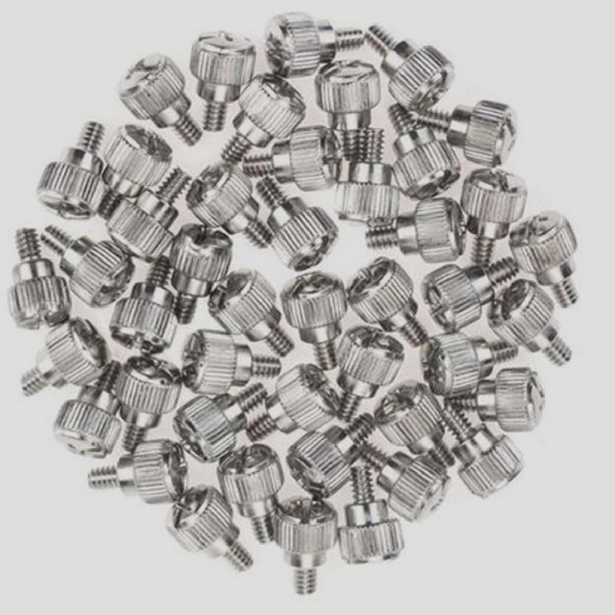 Gatuida 100pcs Computer Case Screws Replacement Kit - Anti-Deformation, Durable PC Build Screws for Desktop Tower Assembly & Hardware Repair