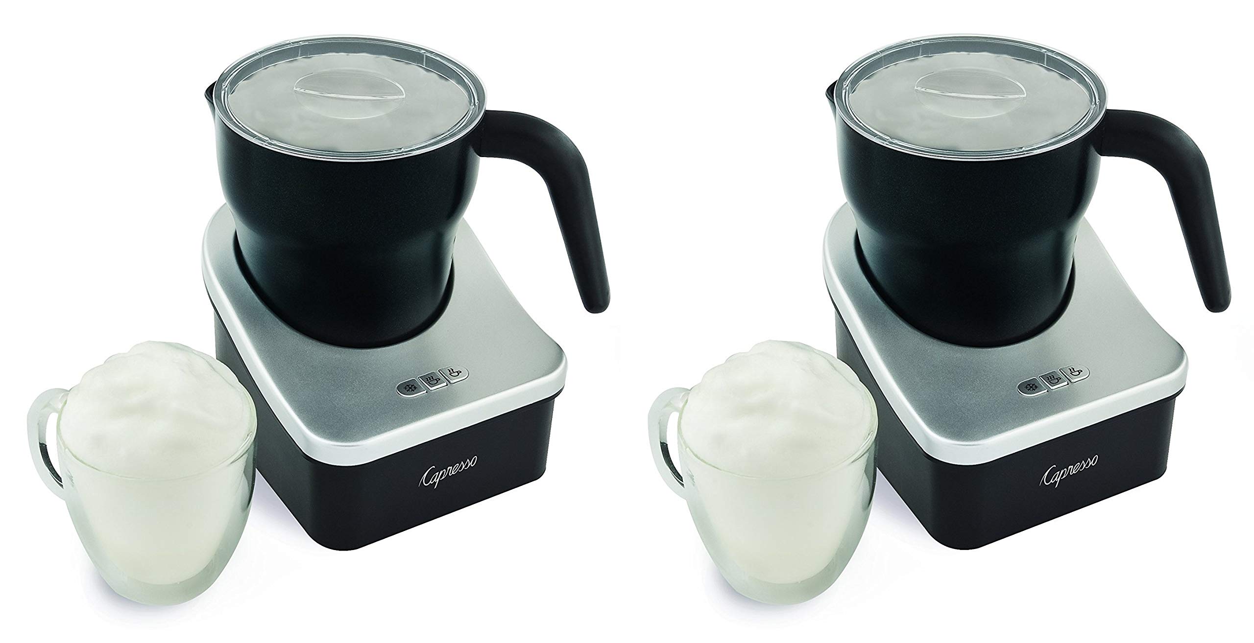 Capresso 202.04 frothPRO Automatic Milk Frother & Hot Chocolate Maker - 2 Pack for Lattes, Cappuccinos & Hot Cocoa - Perfect for Coffee Shops, Home Baristas & Gift Giving
