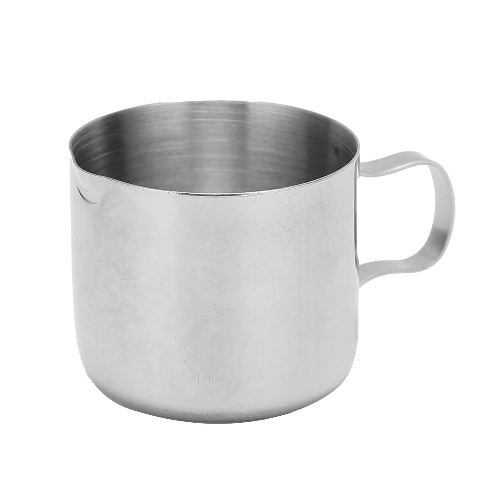 Stainless Steel Milk Frother Cup - Coffee Pitcher for Perfect Foam, Easy to Use & Clean, Ideal for Lattes, Cappuccinos & Hot Chocolate at Home or Café