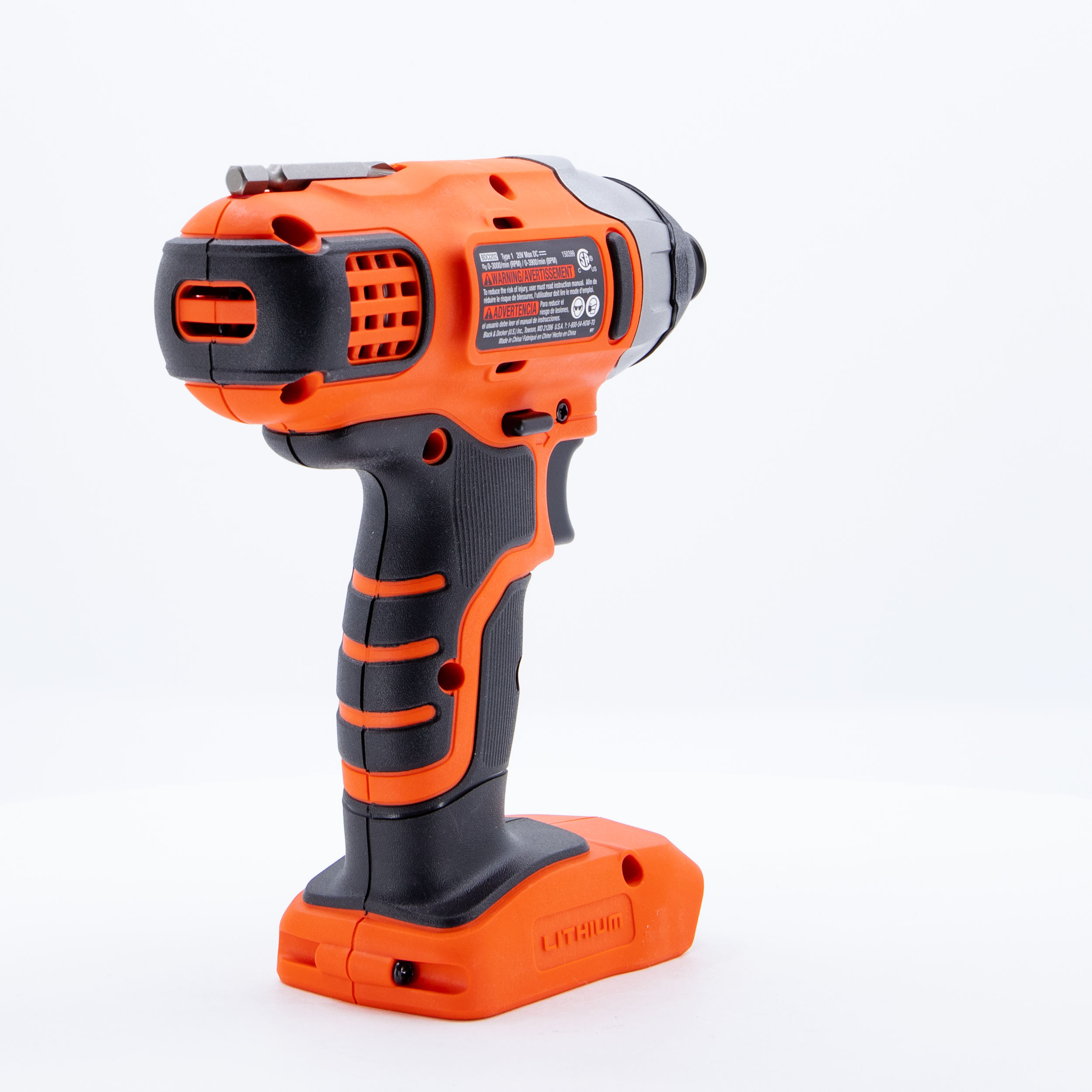 20V MAX Lithium Cordless Impact Driver - Powerful Electric Screwdriver for DIY & Construction - Perfect for Home Improvement, Furniture Assembly, and Automotive Repairs