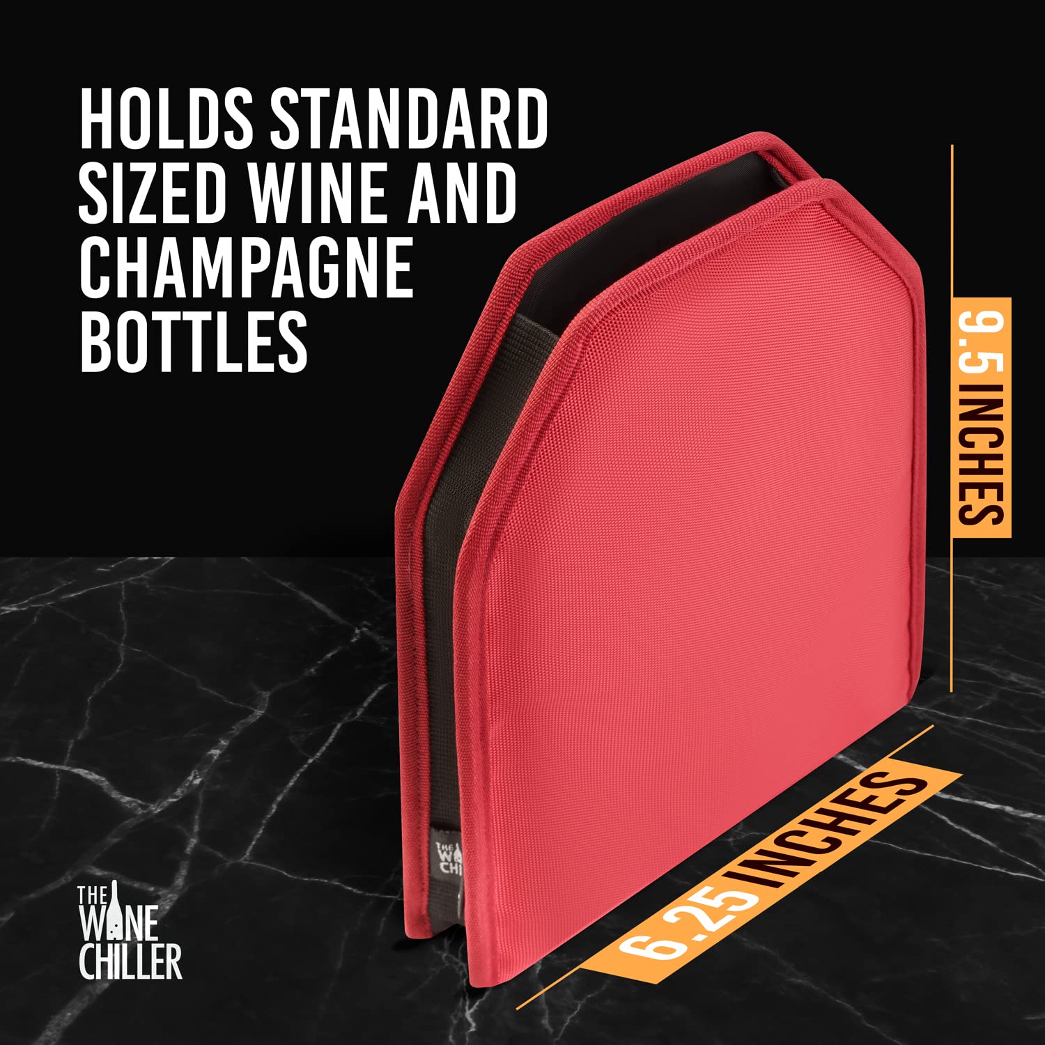 Premium Reusable Wine Cooler Sleeve - High-Quality Solid Gel Insulation for Wine Bottles | Perfect for Picnics, Parties & Outdoor Events