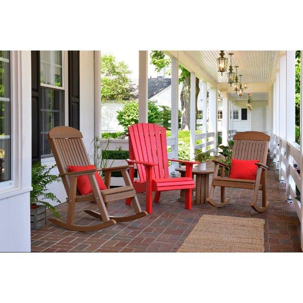 Poly Porch Rocker Chair - Durable Outdoor Rocking Chair for Patio, Garden & Deck - Perfect for Relaxing, Reading & Enjoying Nature