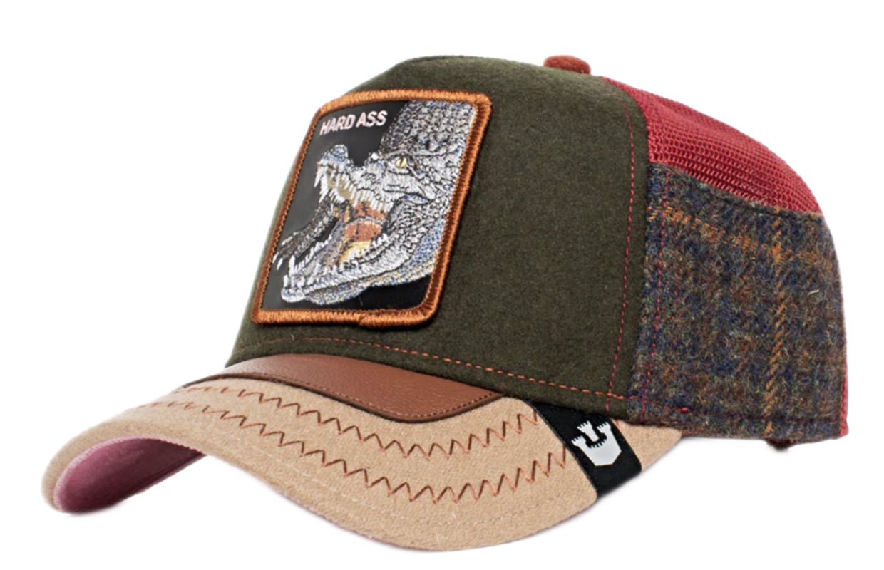 Goorin Bros 'Trunchbull' Olive Green Trucker Hat - Vintage Snapback Baseball Cap for Men & Women - Perfect for Outdoor Activities, Sports & Casual Wear