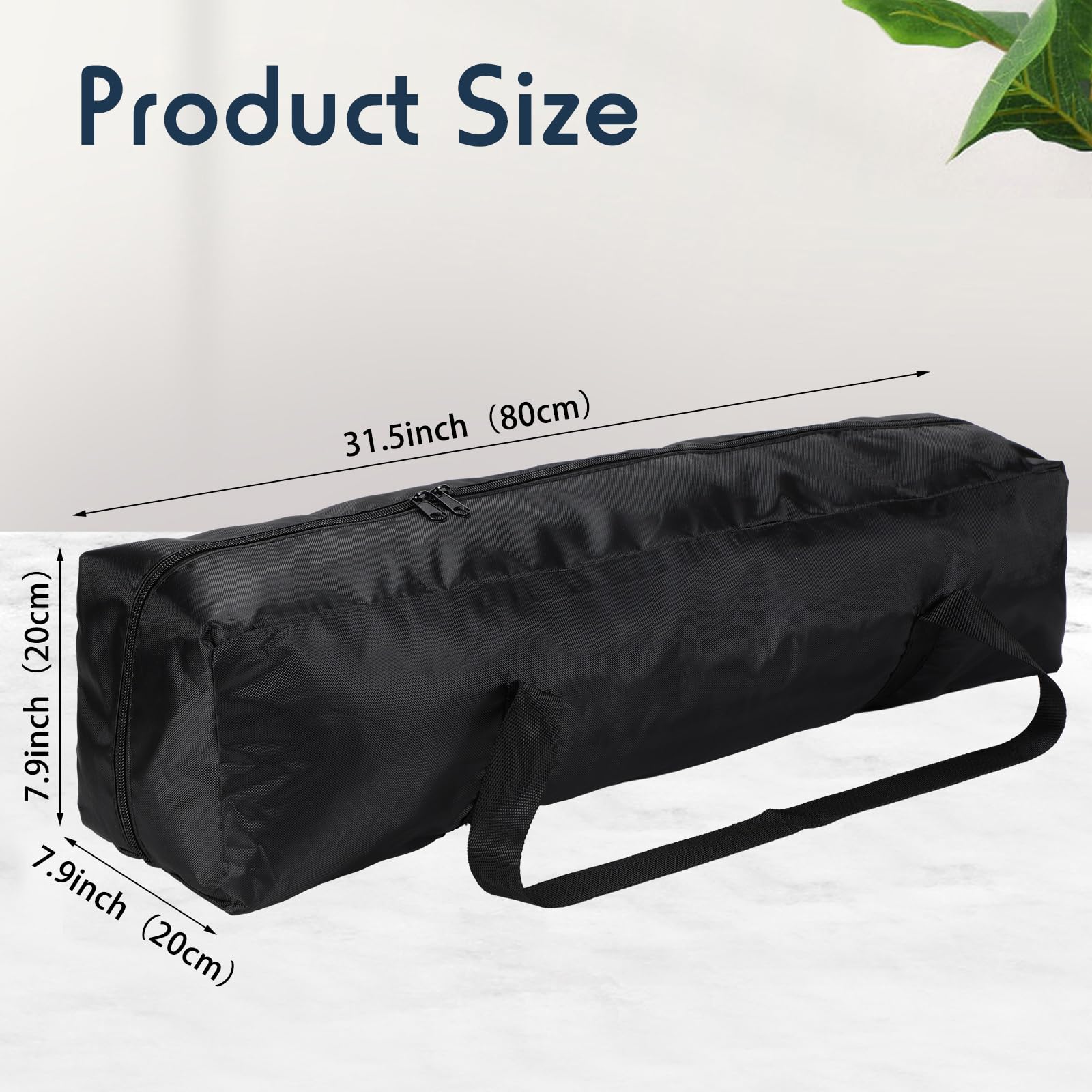 3 Pcs Heavy Duty Waterproof Tripod Carrying Case Bag - Durable Lightweight Multi-Functional Storage for Camera Tripods, Fishing Poles, Tents, Lights & Speakers (32 Inch, Black) - Perfect for Outdoor Photography, Camping & Travel Accessories