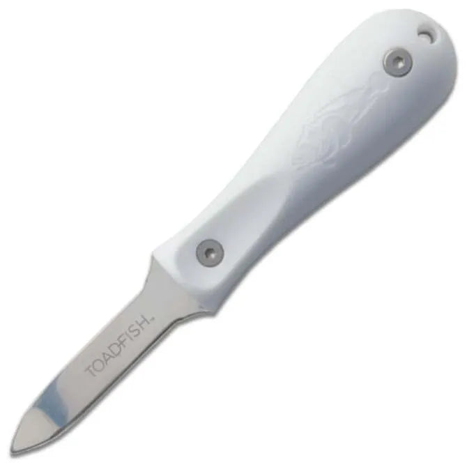 Professional Oyster Knife - Stainless Steel Blade with Non-Slip Grip - Toadfish Outfitters - Perfect for Shucking Oysters at Home, Restaurants or Outdoor Seafood Parties