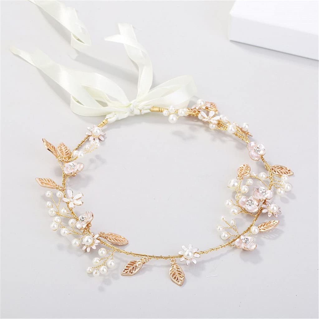 ENESEA Elegant Vintage Rhinestone Hair Pins & Pearl Tiara Headband for Women - Wedding Bridal Hair Accessories, Prom, Party, and Special Occasions