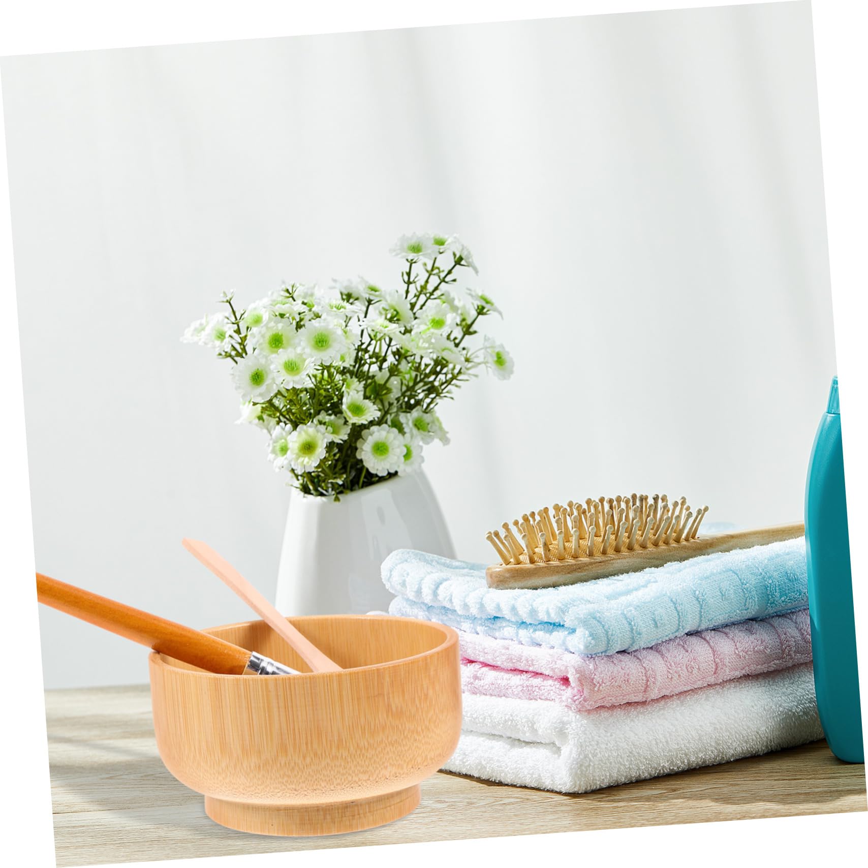Professional DIY Face Mask Mixing Bowl Set with Spatula & Brush - Non-Slip Clay Mask Stirring Kit for Easy Application | Perfect for Spa, Skincare Routine & At-Home Facial Treatments