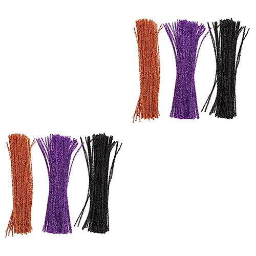 COHEALI 600 Pcs Colorful Pipe Cleaners for DIY Crafts - Chenille Stems, Glitter Wired Sticks for Christmas Decorations, Kids Educational Toys & Creative Art Supplies - Perfect for Classroom Projects, Holiday Ornaments, and STEM Activities