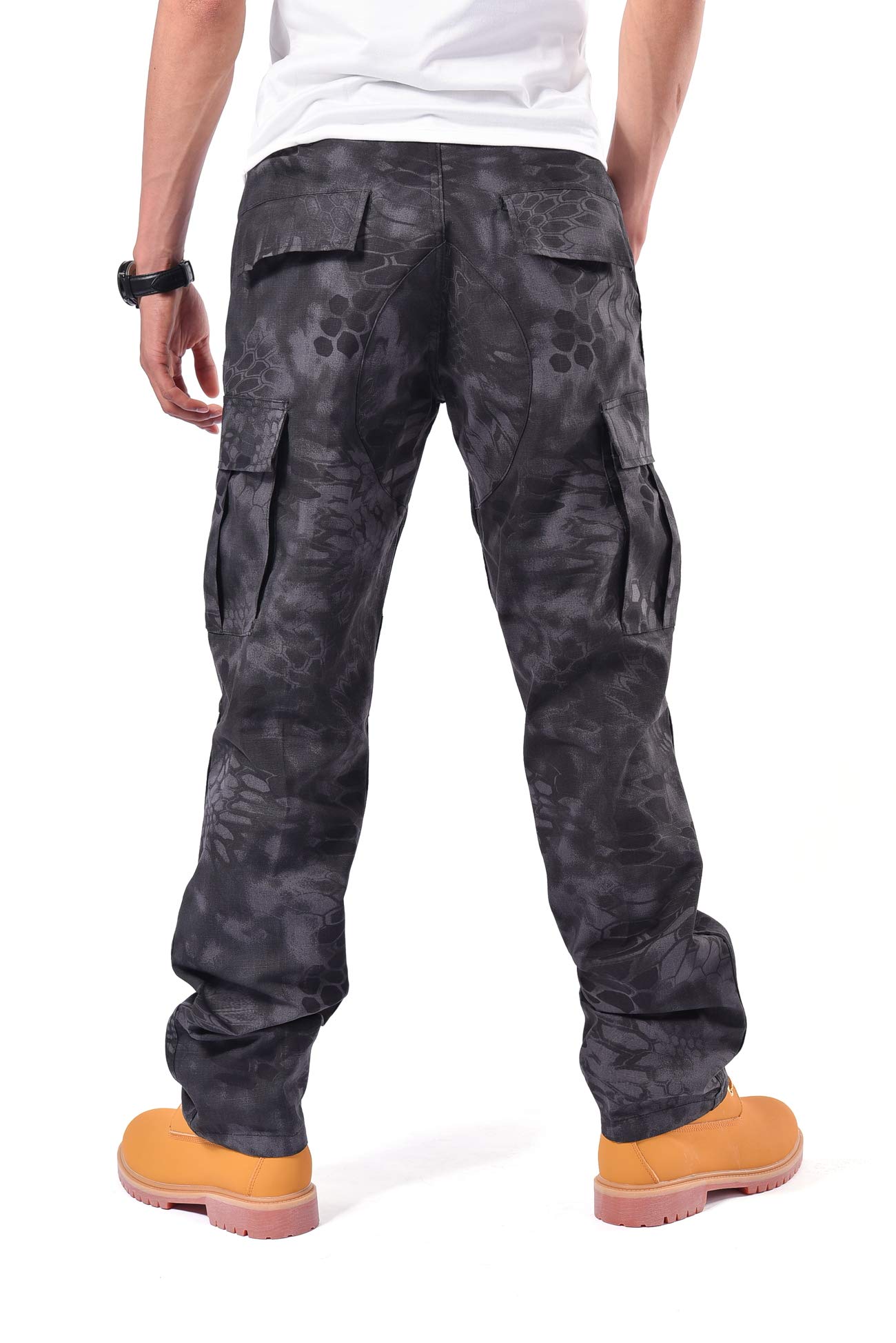 Men's Camouflage Cargo Pants - Military BDU Tactical Pants for Outdoor Hiking, Hunting & Casual Wear | Durable & Comfortable Army Style Pants
