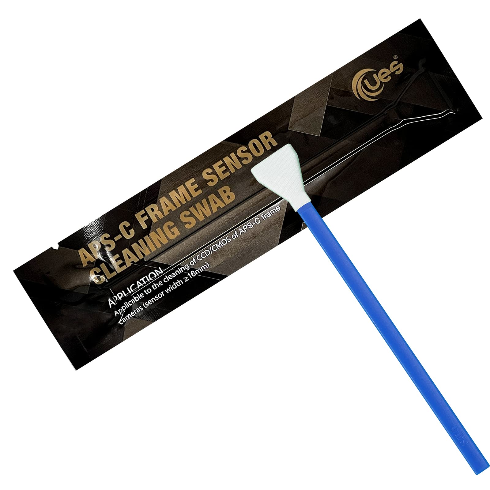 UES APSC16 Digital Camera APS-C Sensor Cleaning Kit – Compatible with Sony, Nikon, Canon DSLR & Mirrorless Cameras – 14pcs 16mm APS-C Swabs + 15ml Sensor Cleaner Solution – Perfect for CCD/CMOS Sensor Maintenance & Professional Photography Cleaning