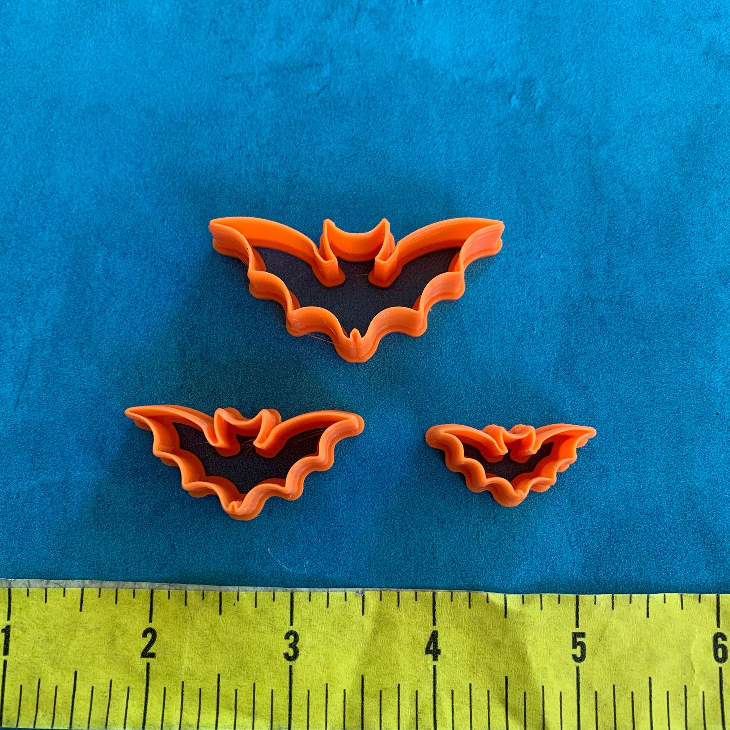 Polymer Clay Cutter Set - Flying Bats Design for DIY Jewelry, Halloween Earrings & Polymer Art | Perfect for Handmade Crafts, Cosplay Accessories & Gift Making