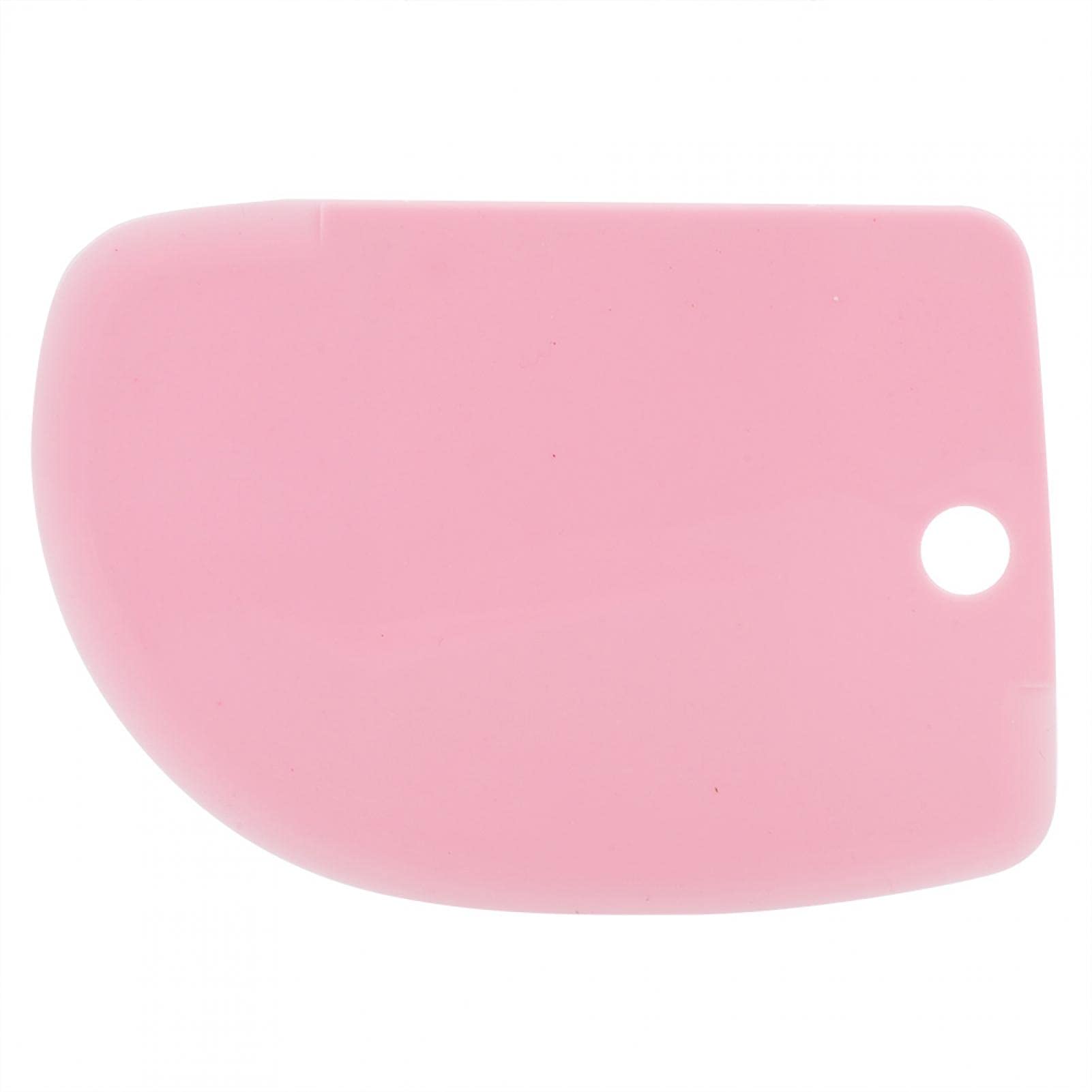 3-Piece Flexible Plastic Dough Scraper Set - Multi-Purpose Kitchen Tool for Baking, Pastry Cutting, Bread Dough, Cake & Fondant Icing - Perfect for Home Bakers and Professional Chefs