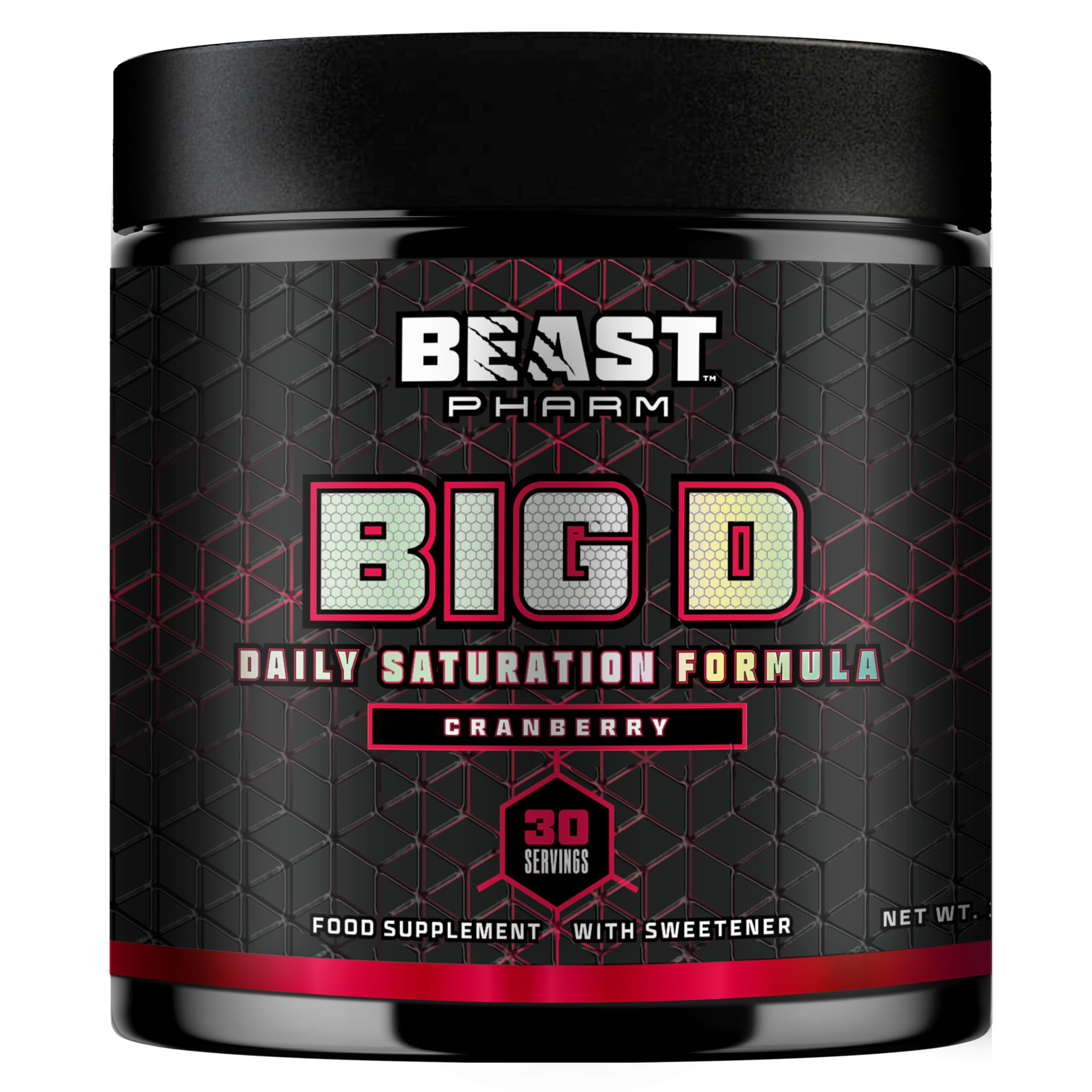 Beast Pharm Big D Protein Powder - 30 Servings, 390g for Muscle Recovery & Strength Building | Post-Workout & Fitness Supplement
