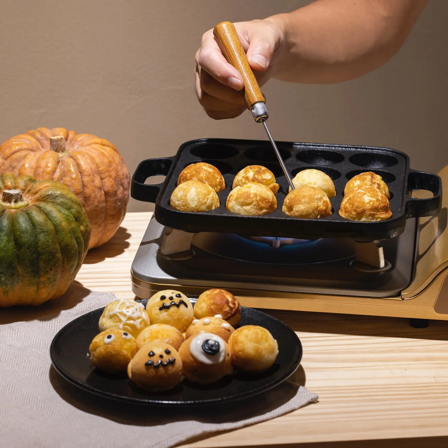 Hoshisan Takoyaki Turning Pick with Round Tip - Japanese Octopus Ball Turner for Perfect Takoyaki at Home, Parties & Street Food Stalls