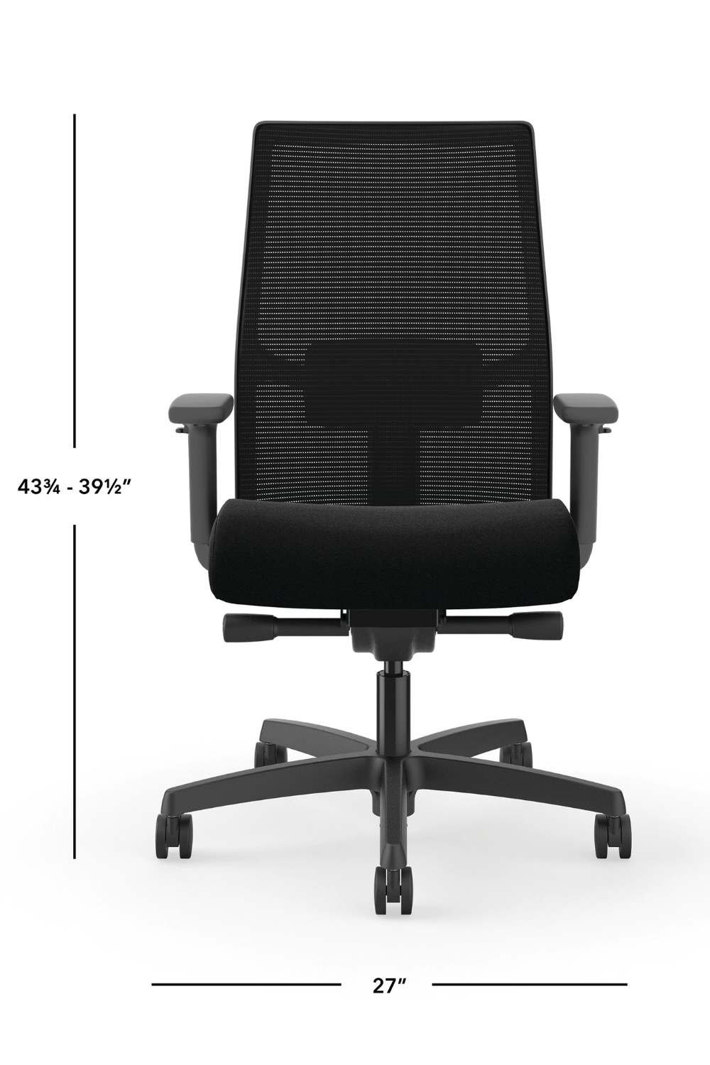 HON Ignition 2.0 Ergonomic High-Back Mesh Office Chair with Adjustable Arms - Perfect for Home Office, Gaming & Professional Workspaces