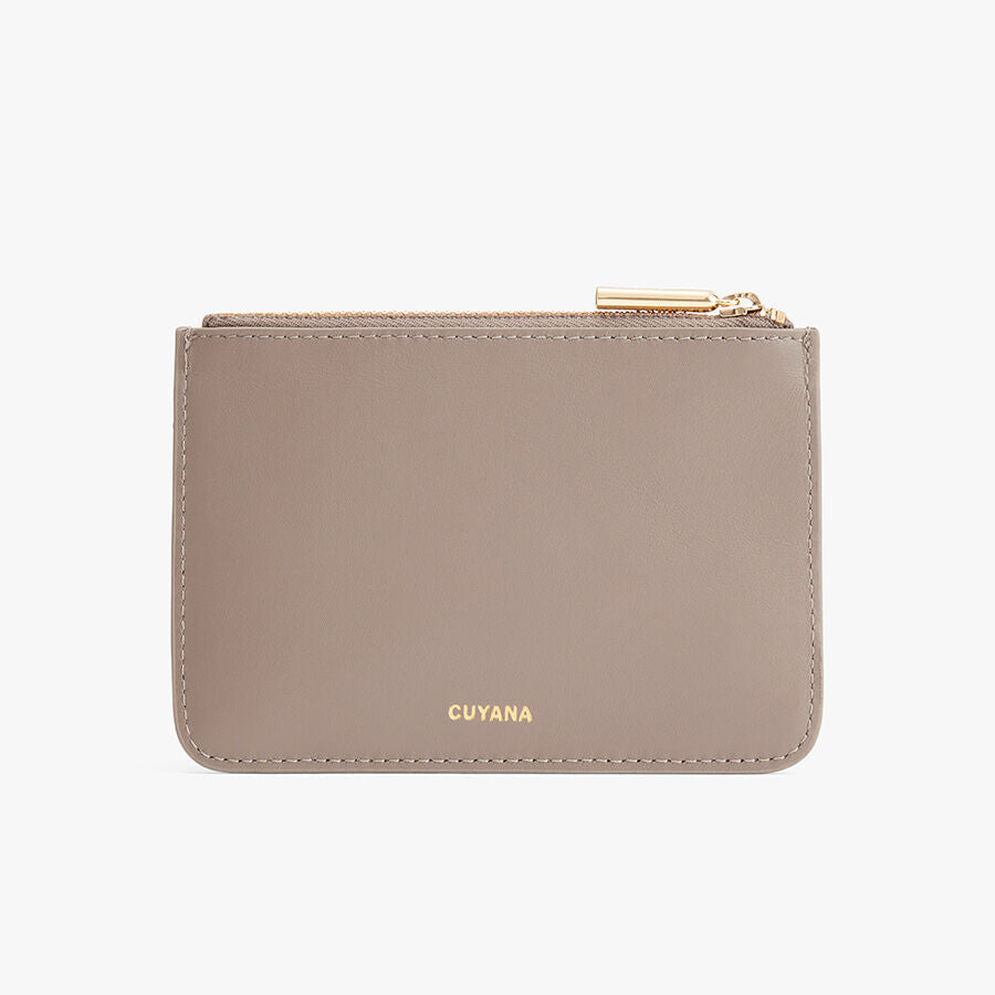 Eco-Friendly Slim Leather Pouch for Minimalist Lifestyle - Perfect for Travel, Office & Everyday Essentials | Zero Waste Design