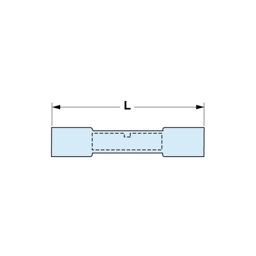 3M Heat Shrink Butt Connectors 16-14 AWG (94857 MH14BC) - Waterproof Electrical Wire Connectors for Automotive, Marine & DIY Projects