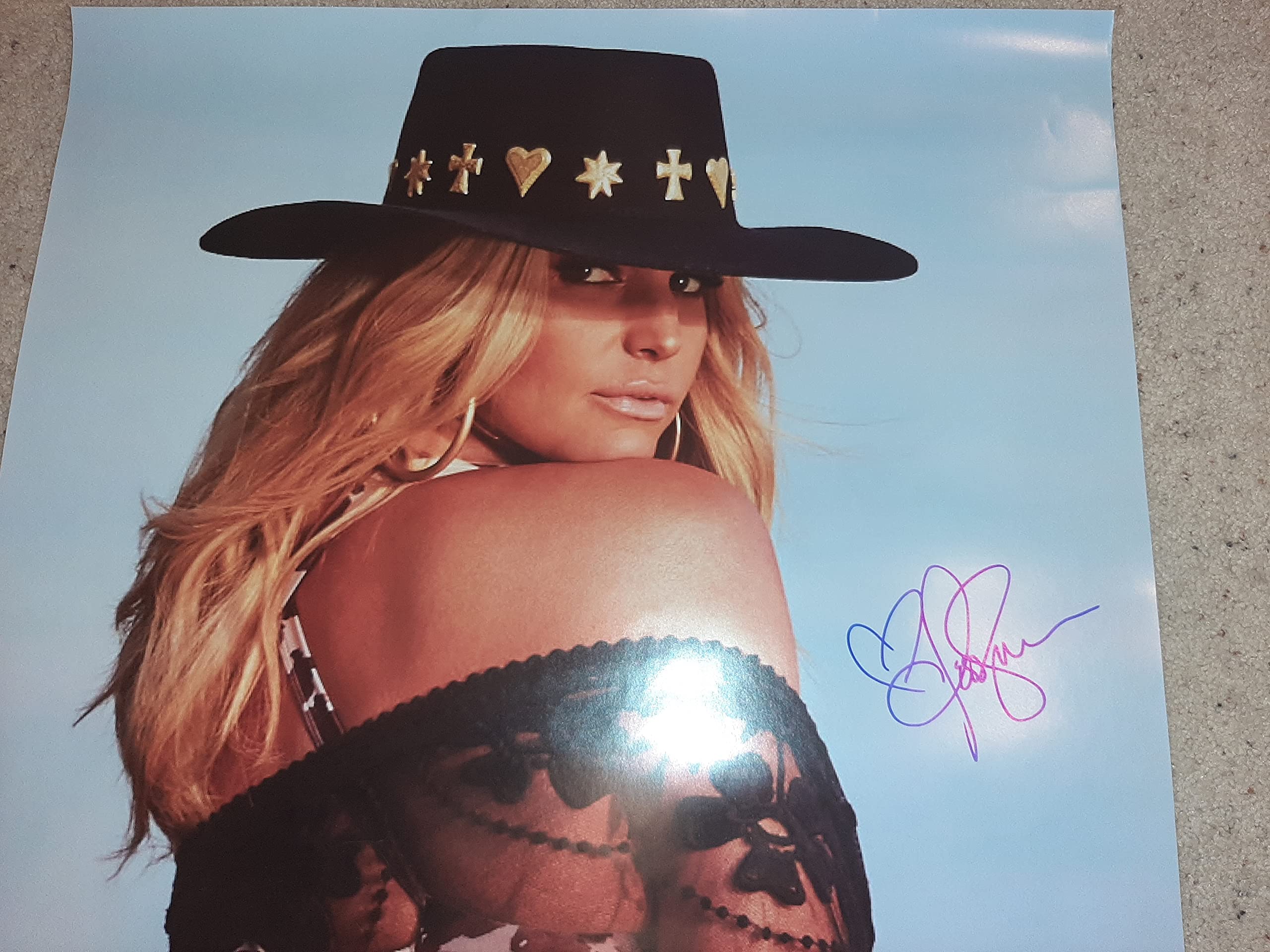 Jessica Simpson Signed 'Be Fierce' 24x36 Limited Edition Bikini Poster (250 Copies) - Perfect for Music Fans, Collectors & Home Decor